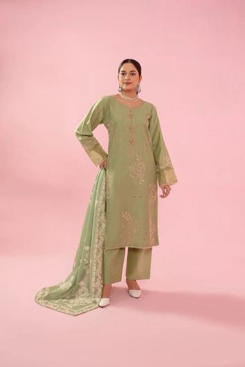 PR01 Khaddar Stitched Embroidered 3-Piece Suit  By Rangzaib